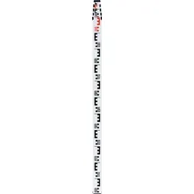 NEDO Teleskopnivellierlatte L.1,22-4m Teilung Rücks.2 m.Libelle
