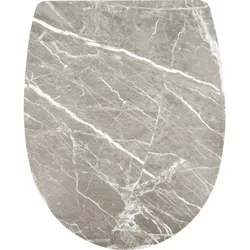 WC-Sitz ADOB, weiß (marmor, weiß), B:36cm L:45,5cm, Thermoplast, WC-Sitze