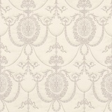 Rasch Textil Rasch Tapete 532104 - Vliestapete in Creme-Weiß mit Ornamenten im Barock-Stil aus der Kollektion Trianon XII - 10,05m x 0,53m (LxB)