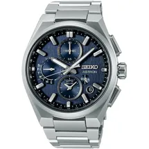 Seiko Astron GPS Solar Dual Time Chronograph Kautschuk 42 mm SSH161J1