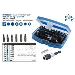Brilliant Tools Bit-Satz, 32-tlg., gemischt Schrauberbit-Satz,Set, Schraubendreher-Einsatz (Bits)  BT053032