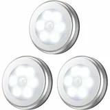 Bewegungsmelder-schienenleuchten, Led-schrankleuchten, Treppenleuchten, Schrankleuchten, Batteriebetrieben, Für Treppen, Schränke Und Garderoben, Einfache Installation – 3er-pack