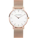 Paul Valentine Damen Armbanduhr MARINA ROSE GOLD MESH 38 MM PV38111