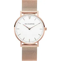 Paul Valentine Damen Armbanduhr MARINA ROSE GOLD MESH 38 MM PV38111