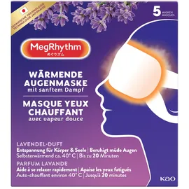 MegRhythm Wärmende Augen-Maske Lavendel-Duft (5Stk.)