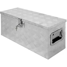 ECD Germany Alu Werkzeugkasten 73x24x32 cm grau
