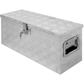 ECD Germany Alu Werkzeugkasten 73x24x32 cm grau