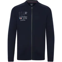 FQ1924 Strickjacke FQErland 21900122-ME Strickjacke mit kurzem Stehkragen in blau | Gr.: XXL