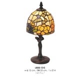 Tiffany Tischleuchte Durchmesser 15cm, Höhe 33cm L800 - OIS Leuchte Lampe