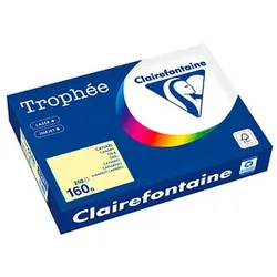 Clairefontaine Kopierpapier Trophée gelb DIN A4 160 g/m2 250 Blatt