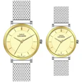 Carlo Cantinaro Luxusuhr CC3001SM005 Partnerset Damenuhr Herrenuhr