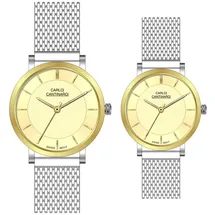 Carlo Cantinaro Luxusuhr CC3001SM005 Partnerset Damenuhr Herrenuhr