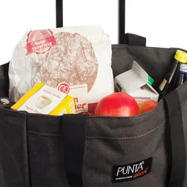 Punta Einkaufstrolley dunkelblau/weiß 33 l
