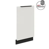 Küchen-Preisbombe Frontblende für vollintegrierten Geschirrspüler 45 cm ARIA Weiß + Schwarz matt