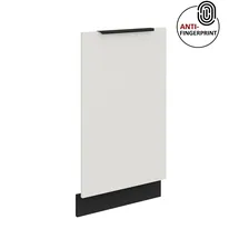 Küchen-Preisbombe Frontblende für vollintegrierten Geschirrspüler 45 cm ARIA Weiß + Schwarz matt