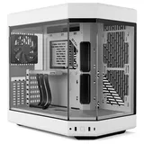 HYTE Y60 Snow White Zweikammer ATX Midi Tower Gehäuse weiß,