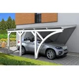 SKANHOLZ Skan Holz Carport Eifel 300 x 541 cm Weiß