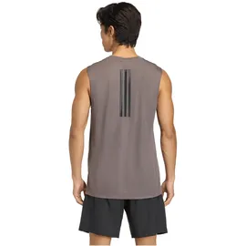 adidas D4T Power 3-Streifen Tanktop braun - M