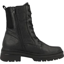 WALDLÄUFER H-Amara Bootie 930901-200-001 aus Hirschleder Doubleface mit echtem Lammfell in schwarz 42 - 8