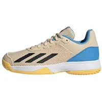 Adidas Courtflash Tennisschuh Crystal Sand / Core Black / Blue Burst 35 1/2