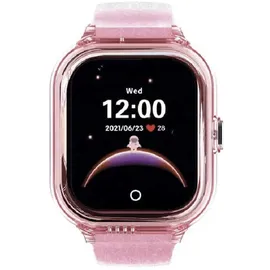 SaveFamily Enjoy 4G Kinder-Smartwatch BT 1,4 Zoll Kunststoffgehäuse pink Sportarmband pink M