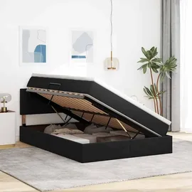 vidaXL Aufbewahrungsbett 140 x 200 cm Schwarz