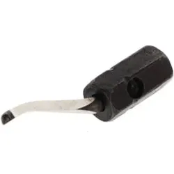 Gedore Entgrater-Bit, 1/4" 6,3 mm, 6-kant Einsatz, zum Entgraten von Werkstückkanten, frei drehend, E-8730