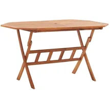vidaXL Gartentisch Klappbar 135 x 85 x 75 cm Braun