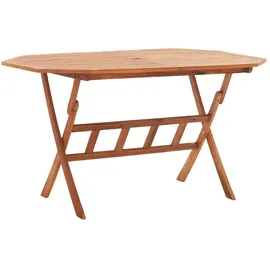 vidaXL Gartentisch Klappbar 135 x 85 x 75 cm Braun