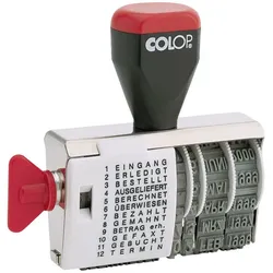 COLOP 04000/WD - Stempel - Standardtext, Datum