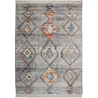 Mozato Novel Webteppich Intense, Grau, Textil, Abstraktes, rechteckig, 200x300 cm Teppiche , Böden, Teppiche, Moderne Teppiche
