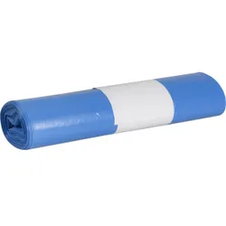 Abena Abfallsäcke Sækko Boy, LDPE Recycled, 40 Liter, Müllbeutel zur Aufteilung im Sækko Boy, 1 Rolle = 10 Stück, Farbe: blau