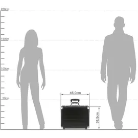 ALUMAXX Galaxy 2-Rollen Cabin 37 cm / 26 l black