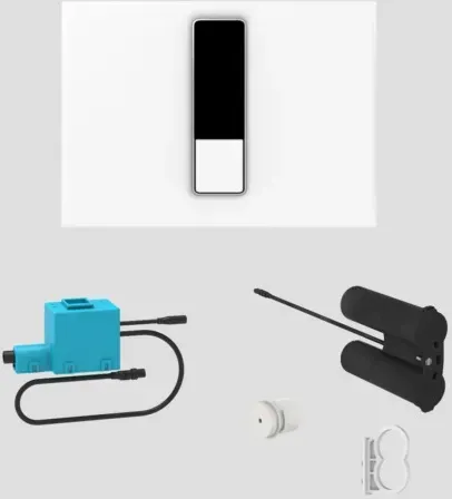 WC-Infrarotsteuerung „INEO BRIGHT“, batteriebetrieben in Duroplast weiß