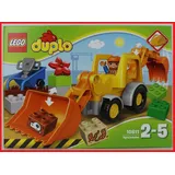 LEGO 10811 Duplo Baggerlader Baustelle Fahrzeug Schaufelbagger Bauarbeiter NEU