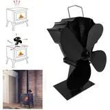 4-Blatt-Ofenventilator für Holzofen, effiziente Wärmeverteilung für Holzofen und Holzofen - Ej.life