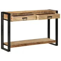 VidaXL Konsolentisch 120x33x75 cm Massivholz Mango