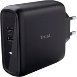 Trust Maxo Dual USB-C Schnellladegerät 65W Schwarz