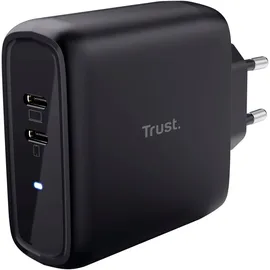 Trust Maxo Dual USB-C Schnellladegerät 65W Schwarz