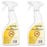 INSIGO Ameisen Abwehrspray 2x500ml - Ameisenmittel mit mechanischer Wirkung auf Ameisen - Effektiver Schutz für Haus & Garten - Ameisen Spray mit Sofortwirkung