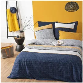 Atmosphera Etnik gestreift Blau 260 x 240 cm