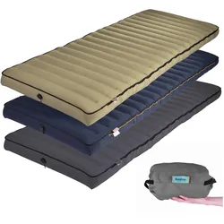 HUMAN COMFORT Luft Bett Chatou Isomatte Kasten Matratze Gäste 100% Baumwolle Farbe: Grün