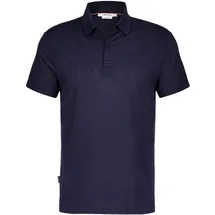 Icebreaker Merino 150 Tech Lite Iii Kurzarm-poloshirt - Midnight Navy - M