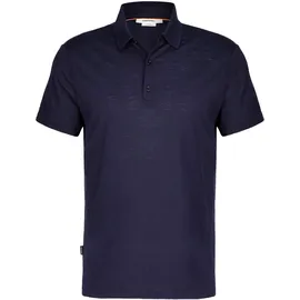 Icebreaker Merino 150 Tech Lite Iii Kurzarm-poloshirt - Midnight Navy - M