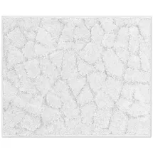 Linea Due Badteppich Terazzo Weiß 40 x 50 cm