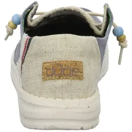 HEYDUDE hey dude Schnürhalbschuh Freizeit (Casual) Wendy Natural - Blau - 36