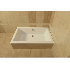 HAK DEEP Rechteck-Duschwanne 130x75x26cm, tief, weiss