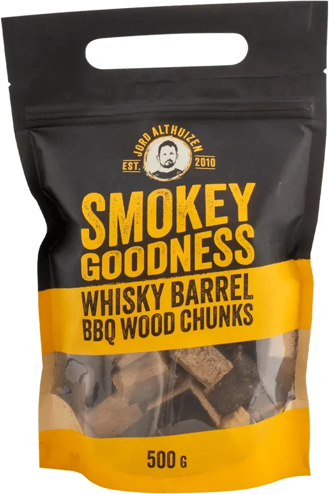Smokey Goodness BBQ Wood Chunks - Whiskey - 500 g