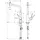 Hansgrohe Metris Select M71 320 2jet edelstahl finish 73820800