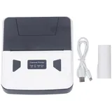 Tragbarer Mini-thermodrucker Mit Bluetooth Für Belege, Tickets Und Rechnungen – Pos-druckmaschine, Weiß, 80 Mm, Für Windkraftanlagen